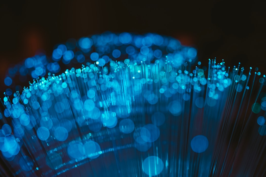 teal bookeh lights