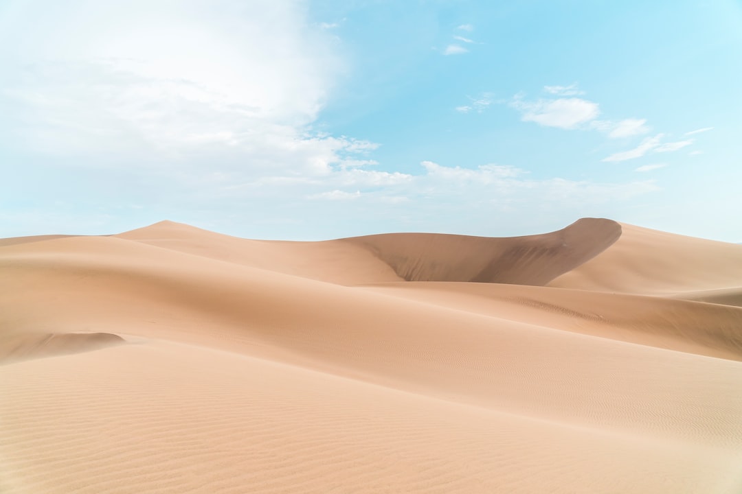 landscape photography of desert