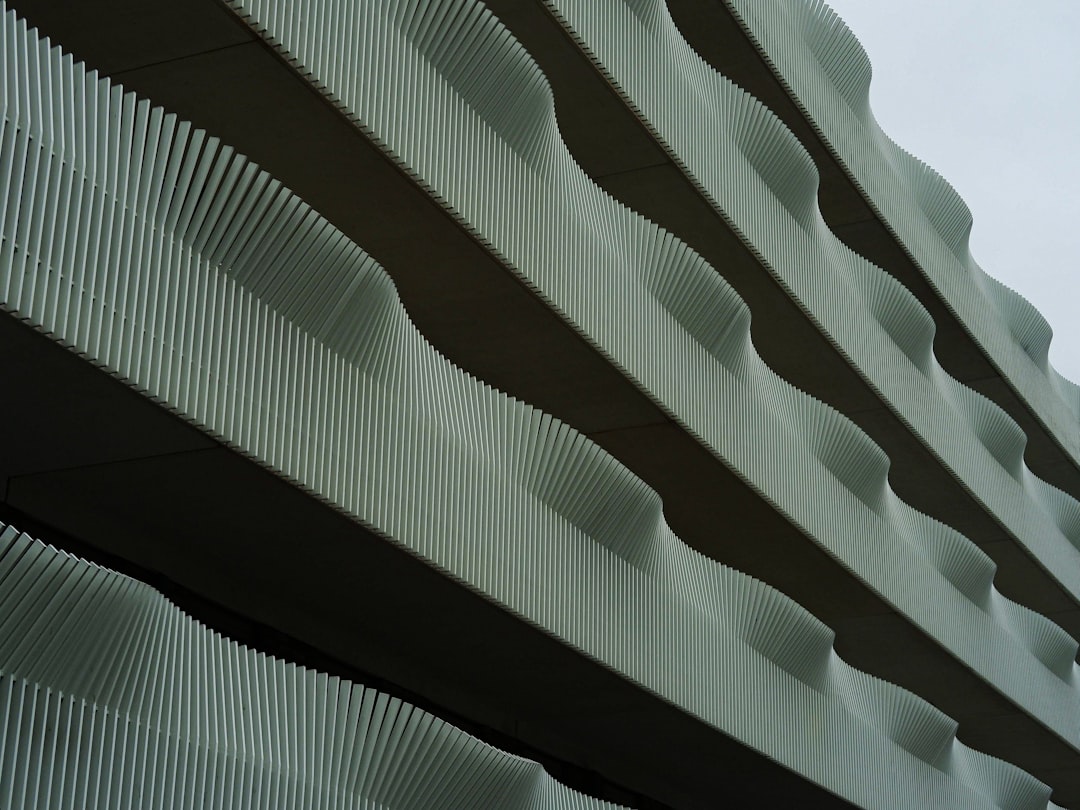 a close up of the side of a building